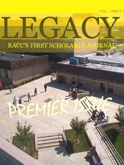 LEGACY RACC'S FIRST SCHOLARLY JOURNAL