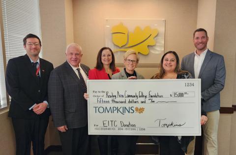 Tompkins Community Bank Donates to the Foundation for RACC to Support Dual Enrollment Students