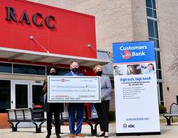 RACC Receives $20,000 from Customers Bank