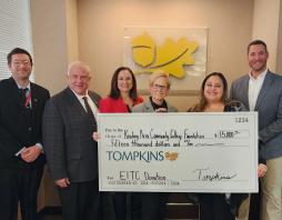 Tompkins Community Bank Donates to the Foundation for RACC to Support Dual Enrollment Students